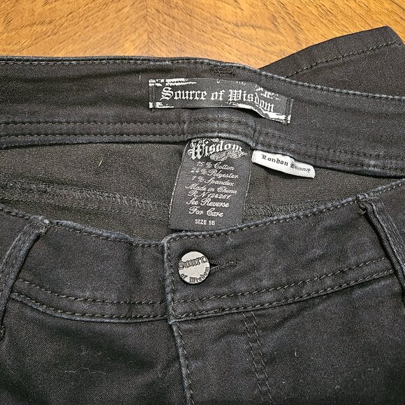 TORRID Source of Wisdom "London Skinny" Jeans in Black - Picture 5 of 5